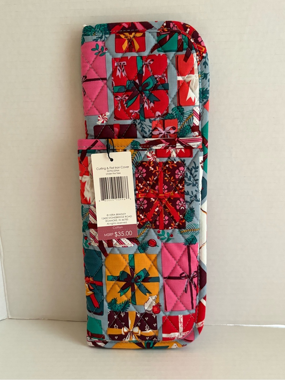 Vera Bradley Quilted Under The Tree Print Curling & Flat Iron Cover